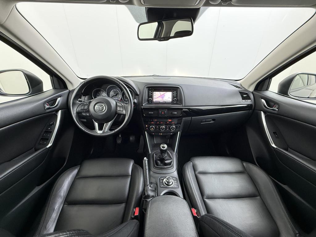 Mazda CX-5 2.0I 165PK Leder+Verwarmd Navi Bluetooth Ecc Crui, Auto's, Mazda, Voorwielaandrijving, Euro 5, 4 cilinders, Bedrijf