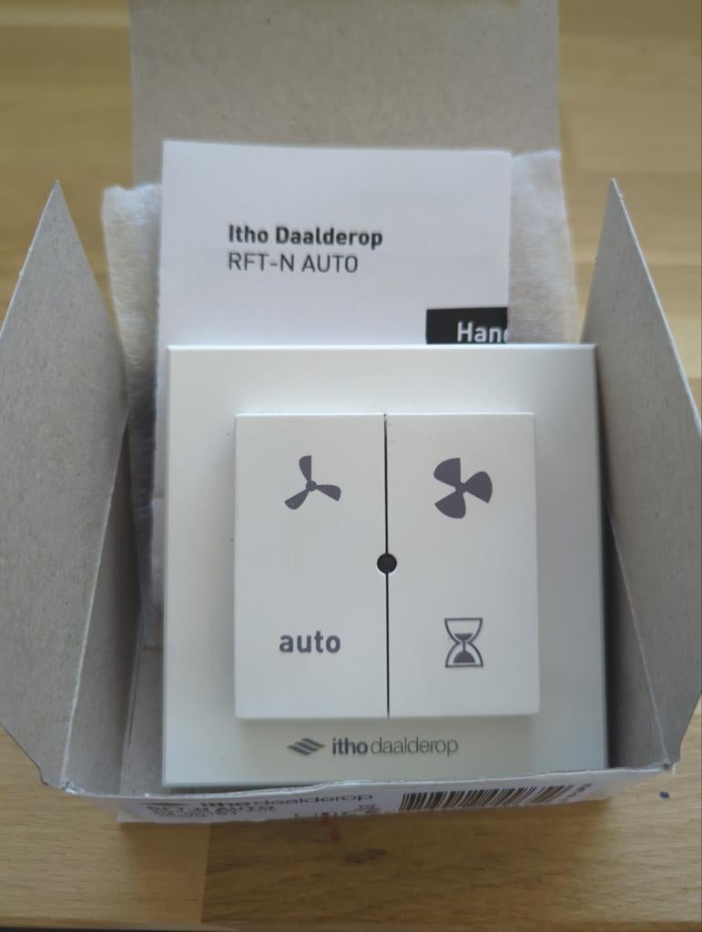 Itho Daalderop RFT-N Auto bediening HRU WTW CVE CVD 04-00161, Ophalen of Verzenden, Nieuw, Ventilator en Afzuiger