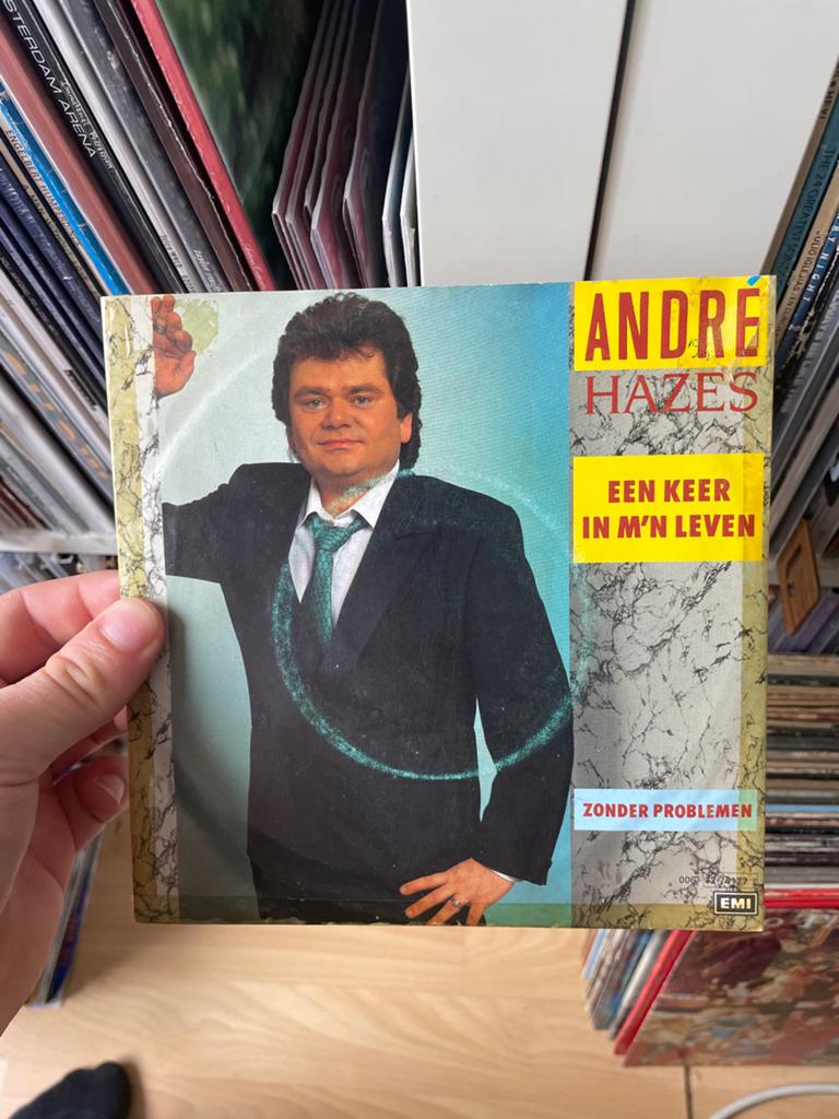 André Hazes - Een Keer In M'n Leven (Vinyl Single), Cd's en Dvd's, Vinyl Singles, Ophalen of Verzenden, Gebruikt