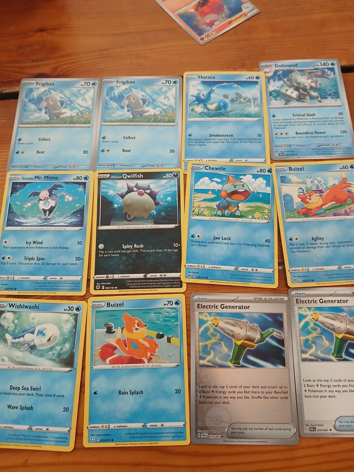 Pokémon Kaarten Collectie - Diverse Common/Uncommon, Ophalen of Verzenden, Gebruikt, Meerdere kaarten