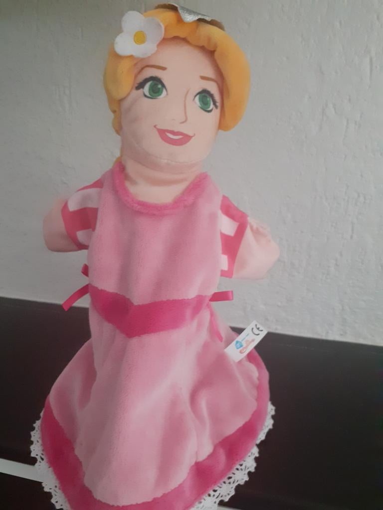 Assepoester handpop van sprookjesbos, Verzamelen, Ophalen of Verzenden, Zo goed als nieuw, Pop