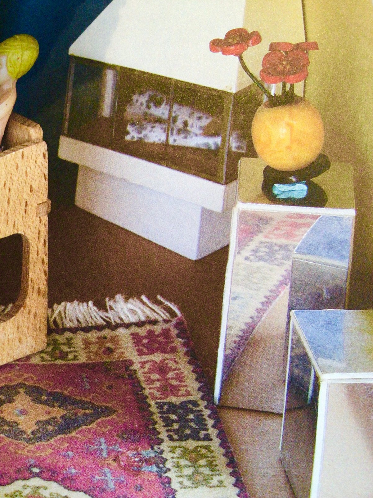 Vintage Lundby spiegelzuil, Ophalen of Verzenden, Gebruikt, Poppenhuis