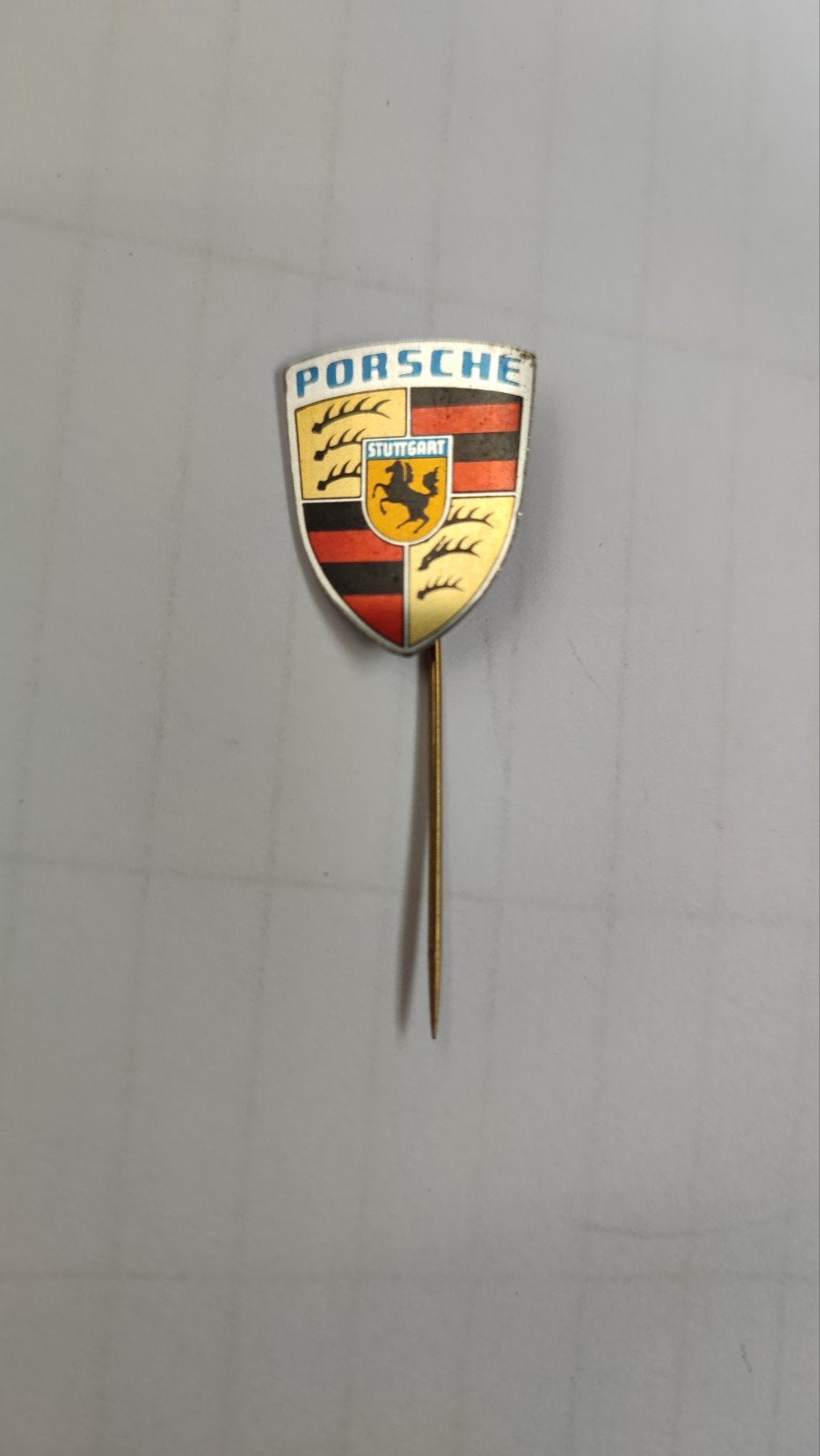 Vintage Porsche Speld / Pin - Klassiek Auto Embleem, Ophalen of Verzenden, Gebruikt, Auto's