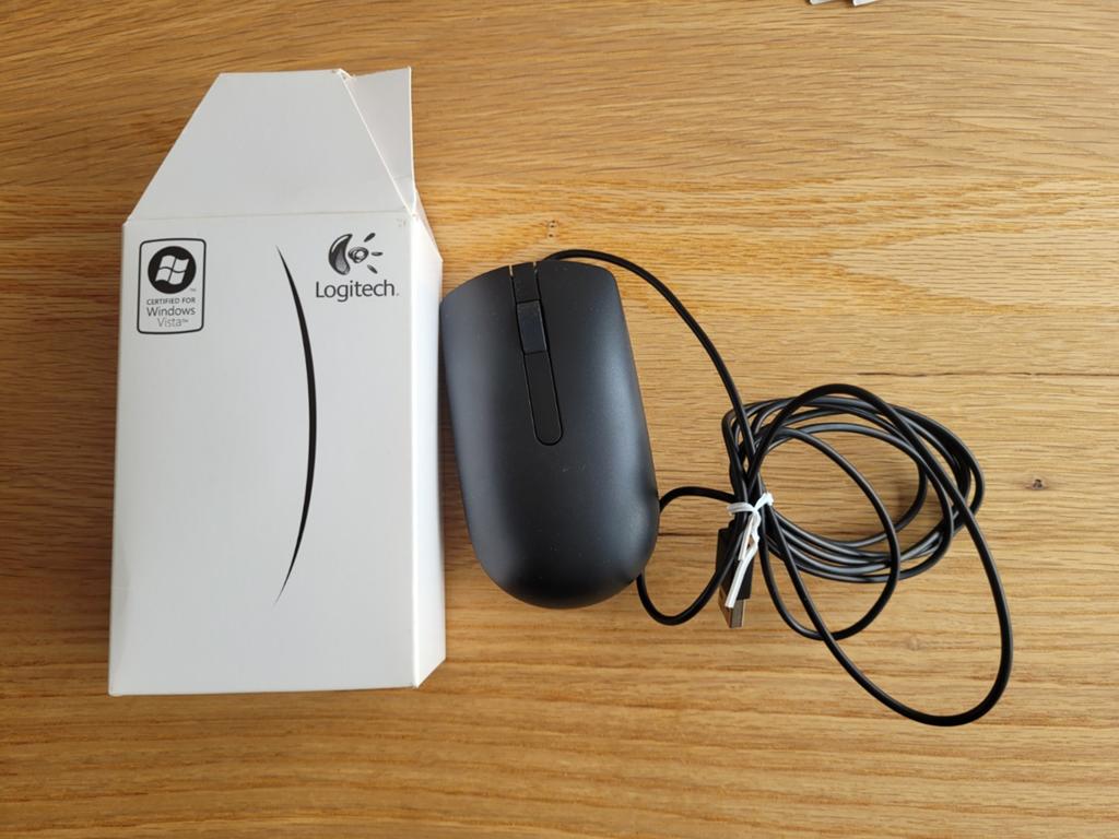 Logitech RX250 optimale mouse Black, computermuis, Computers en Software, Muizen, Muis, ‘LOGITECH’, Nieuw, Ophalen of Verzenden