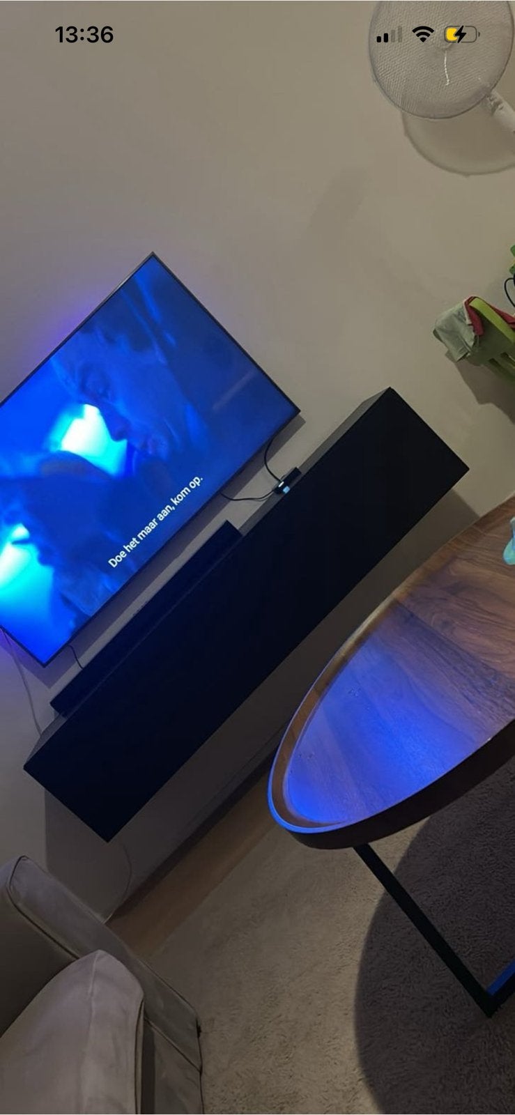 Tv meubel zwevend, Ophalen, Zo goed als nieuw