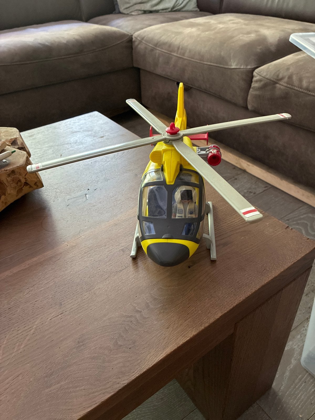 Playmobil Helikopter, Ophalen of Verzenden, Zo goed als nieuw, Helikopter