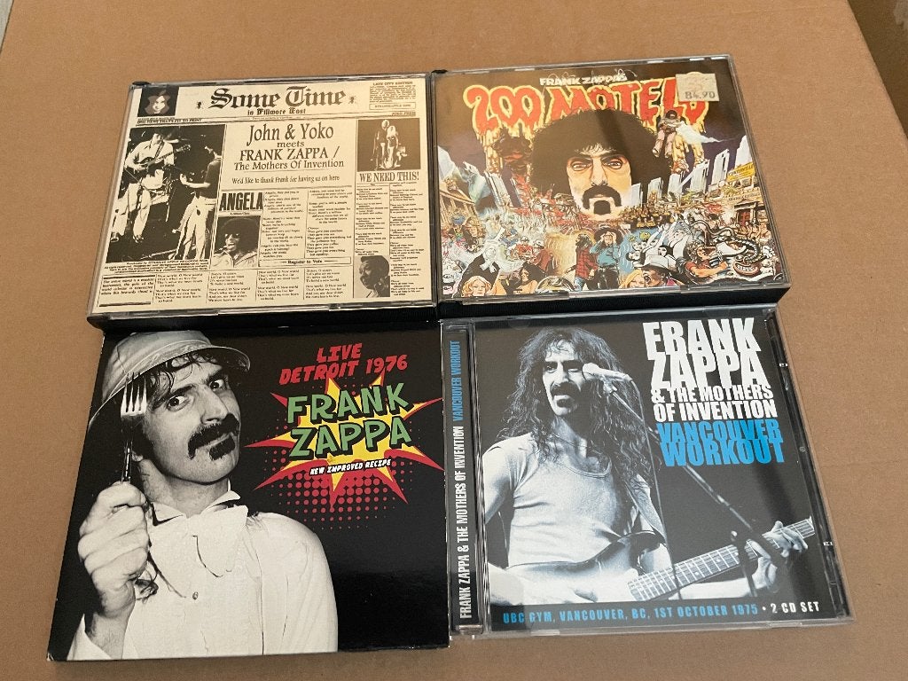 Frank Zappa - 4 dubbel CD's, Verzenden, Zo goed als nieuw, Poprock