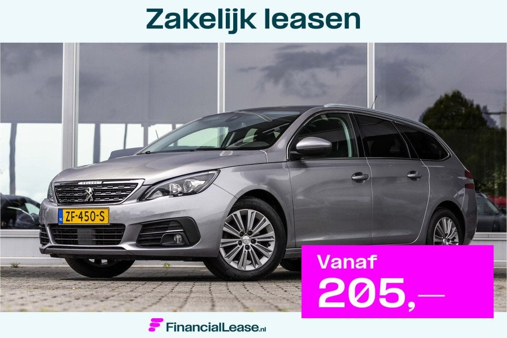 Peugeot 308 SW 1.2 PureTech Blue Lease Premium | Pano | Came, 12 maanden, Stof, Gebruikt, Euro 6