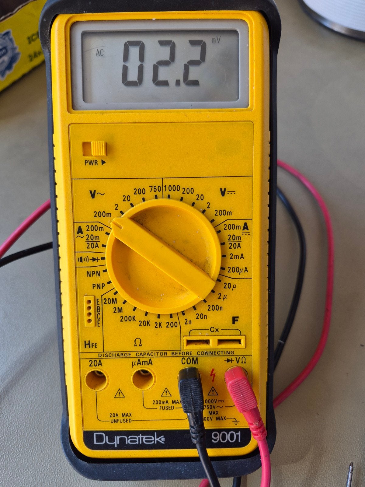 Dynatek 9001 Multimeter - Digitale Universele Meter, Ophalen of Verzenden, Zo goed als nieuw, Elektriciteit