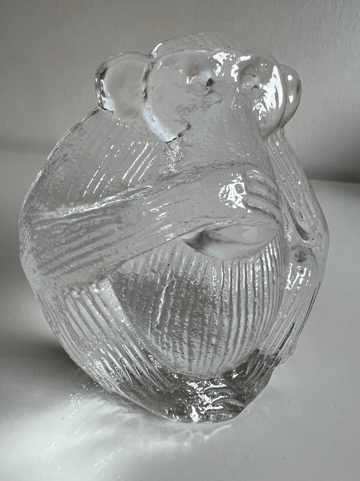Vintage Lisa Larson Royal Krona Glas Aap Paperweight Zoo, Ophalen of Verzenden