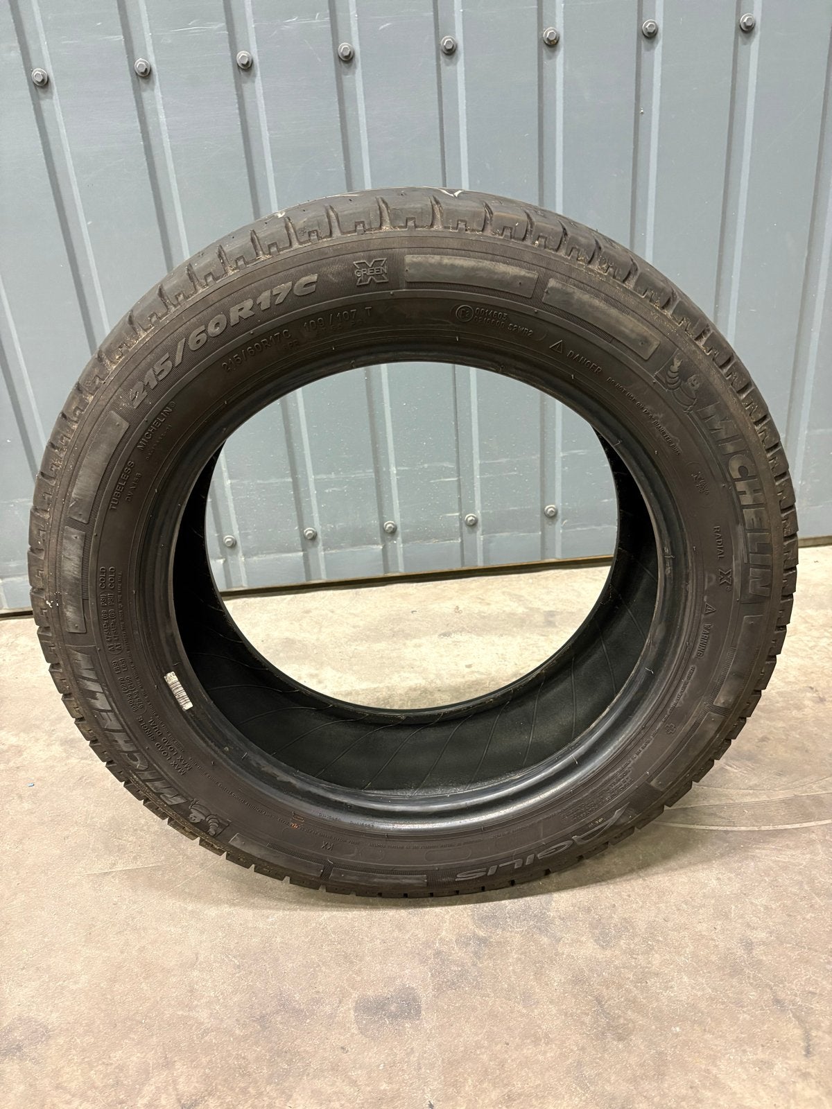 4 Michelin banden 215/60 R17C 109/107T, Ophalen, 17 inch, Band(en), Zomerbanden