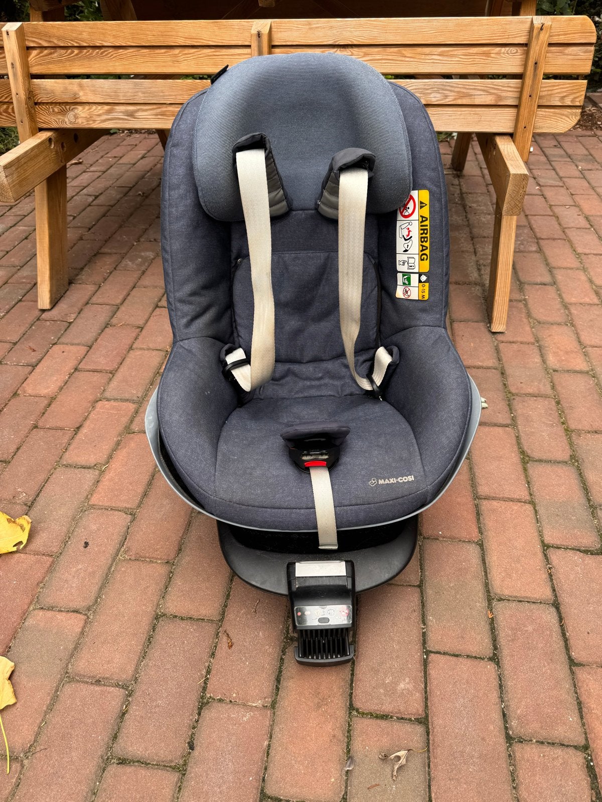 Maxi-Cosi autostoel met Isofix base, Ophalen, Gebruikt, Zijbescherming, Isofix