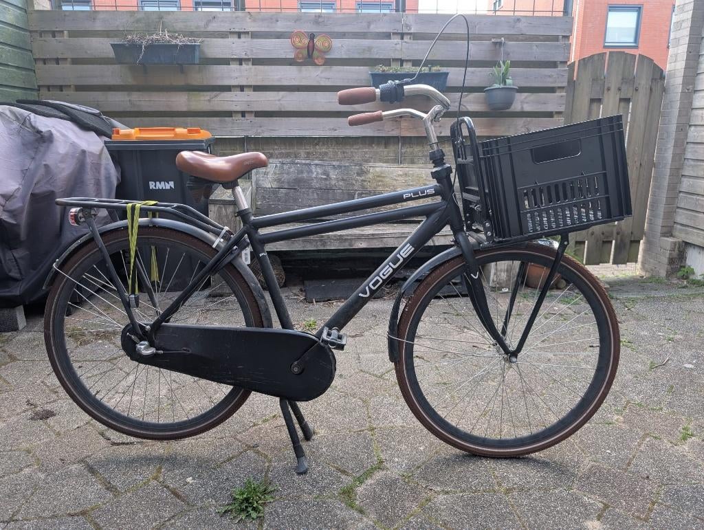 Vogue herenfiets, Terugtraprem, Gebruikt, 53 tot 57 cm, Ophalen