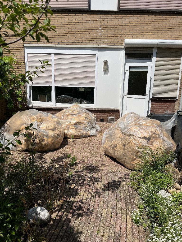 Glaswol, Ophalen, Gebruikt