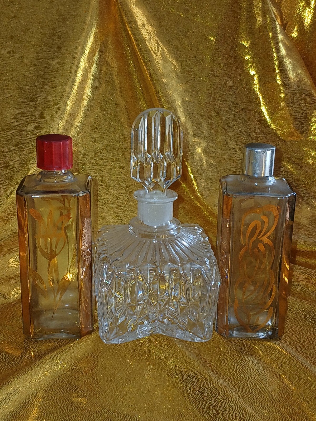 Parfumflesjes art deco en jaren 50, Ophalen of Verzenden, Gebruikt, Parfumfles