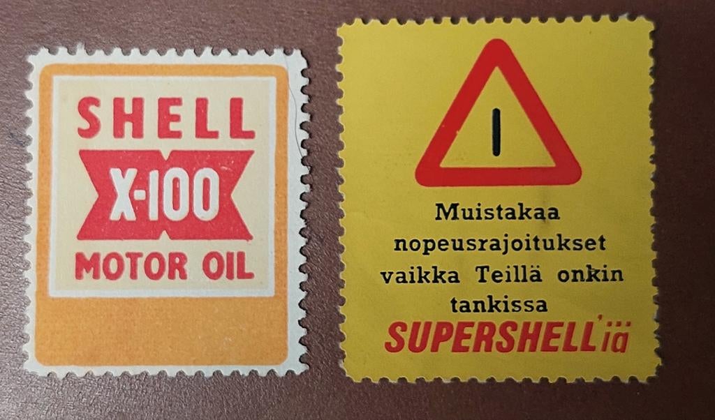 Finland  Cinderella Sluitzegels reclame Shell Olie, Ophalen of Verzenden, Finland, Postfris