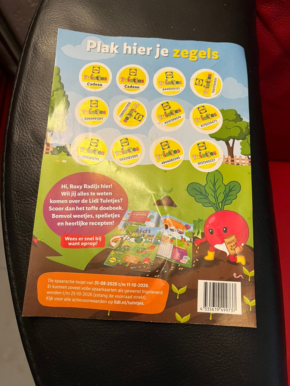 Lidl tuintjes volle kaart, Ophalen, Winkel, Super of Benzinepomp, Volle spaarkaart