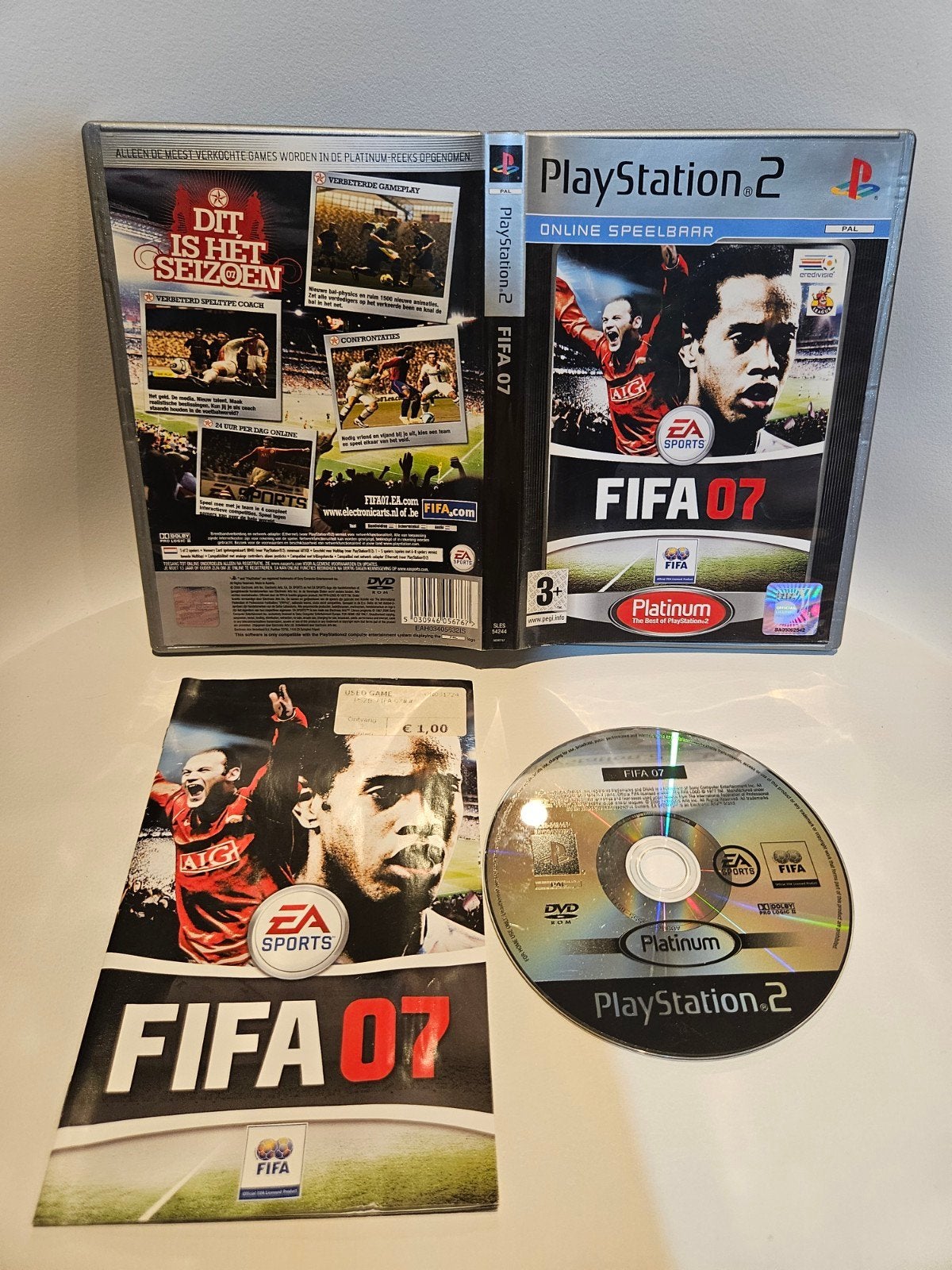 Fifa 07 PS2, 1 speler, Ophalen of Verzenden, Zo goed als nieuw, Vanaf 3 jaar