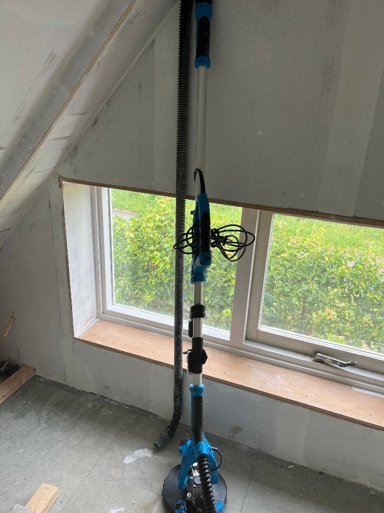 HBM 215 mm wand en plafondschuurmachine, Doe-het-zelf en Verbouw, Gereedschap | Schuurmachines, Ophalen, Gebruikt, 600 tot 1200 watt