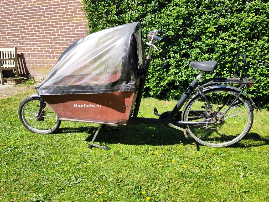 Bakfiets nl cargobike long classic, Fietsen en Brommers, Fietsen | Bakfietsen, Ophalen, Gebruikt