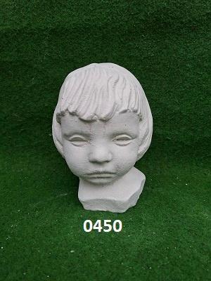 Borstbeeld meisje.  nr 0450., Tuin en Terras, Tuinbeelden, Ophalen, Nieuw, Beton, Mensenbeeld
