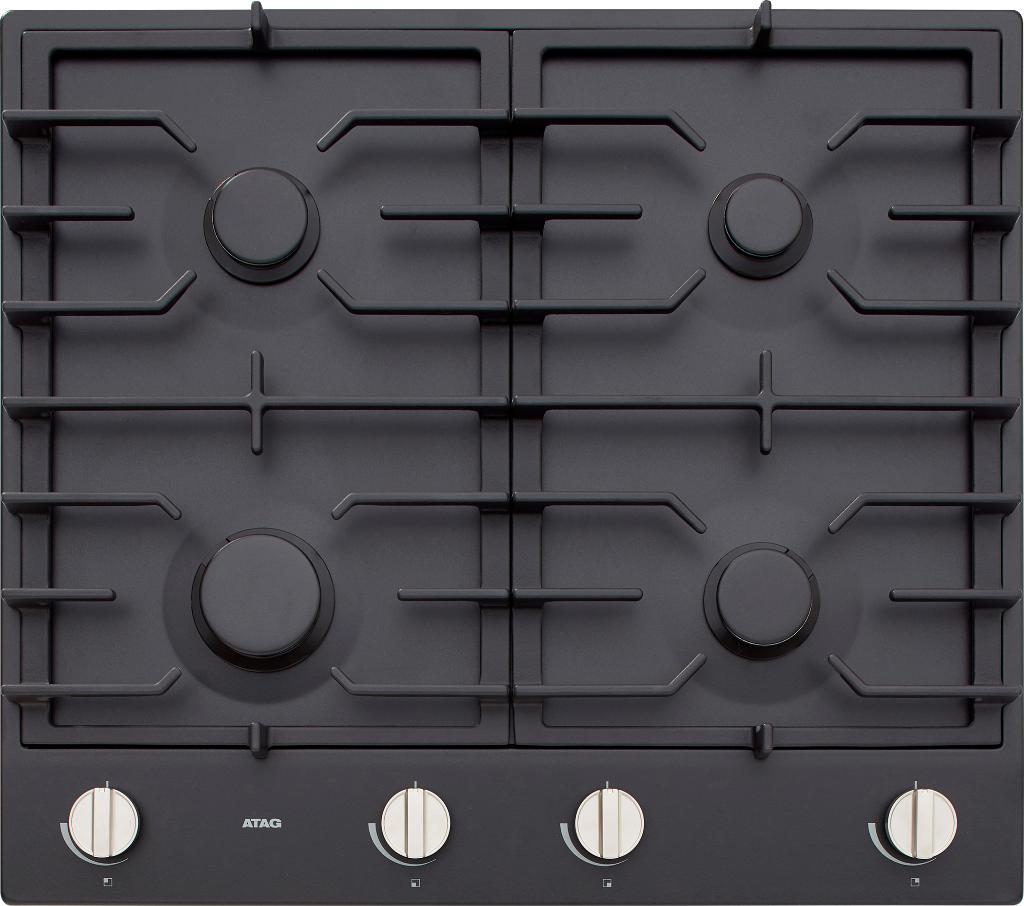 ATAG Gaskookplaat (60 cm) - HG6492EBA, Ophalen, Nieuw, 4 kookzones, Inbouw