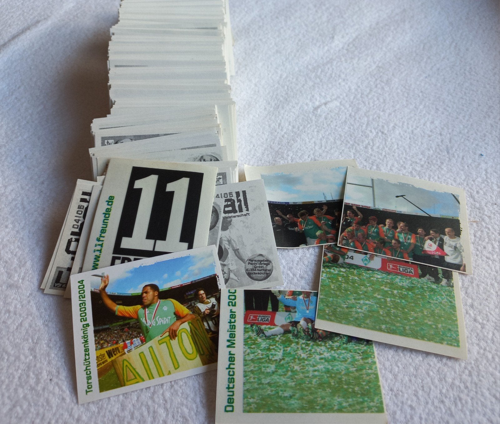 Panini Fussball Bundesliga 2004/2005 losse set stickers, Ophalen of Verzenden, Nieuw, Sport
