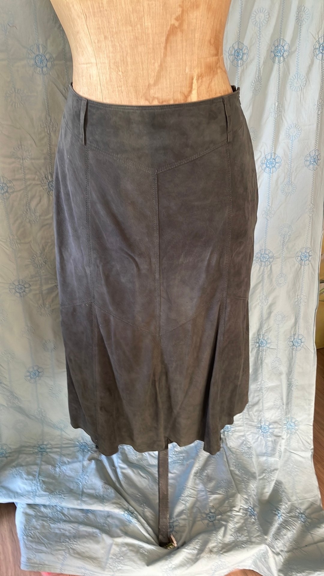 Leren rok van Gerry Weber maat 40, Kleding | Dames, Rokken, Maat 38/40 (M), Nieuw, Ophalen of Verzenden, Grijs