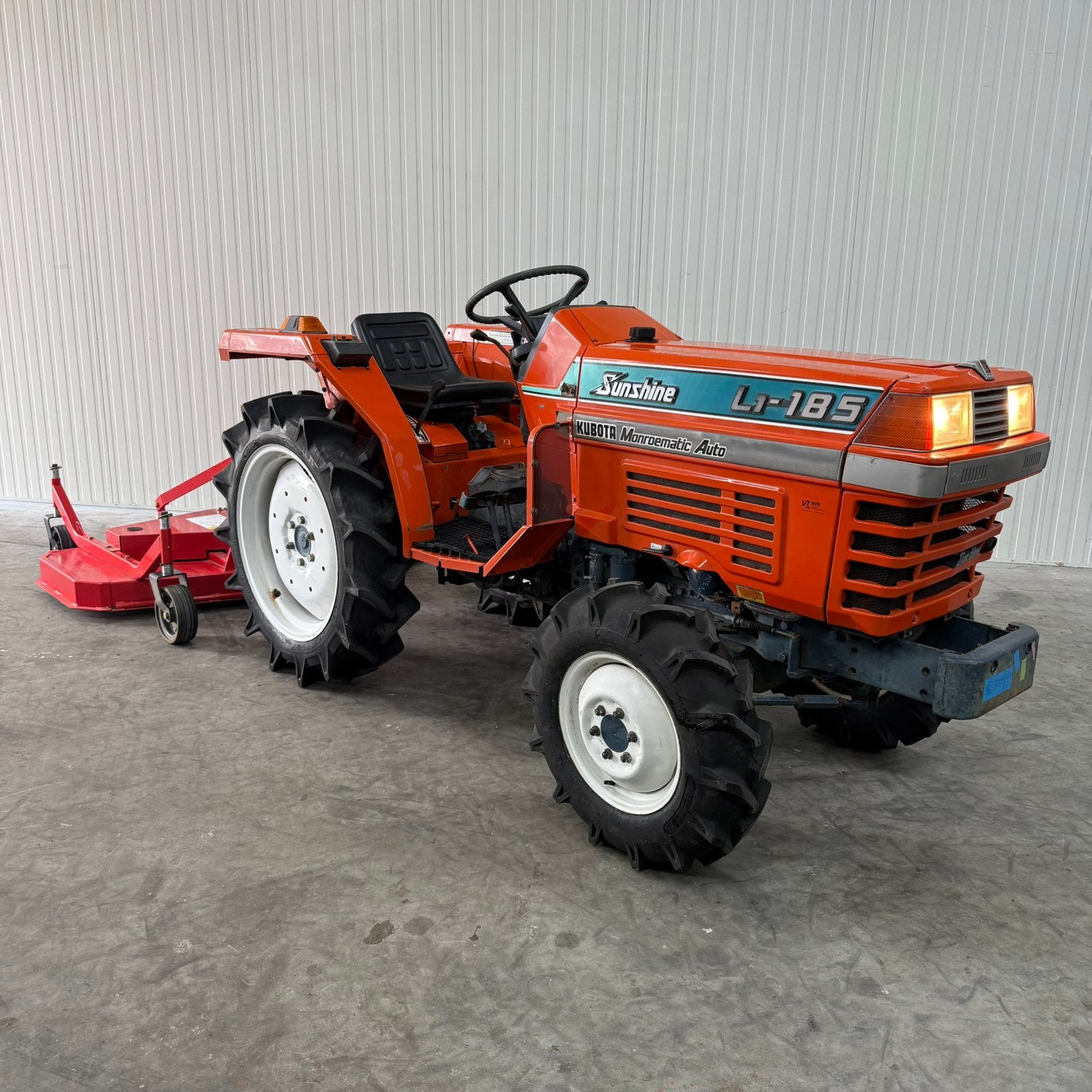 Kubota L1-185 + Weidebloter/circelmaaier, Overige merken, Gebruikt, Tot 2500, Ophalen of Verzenden