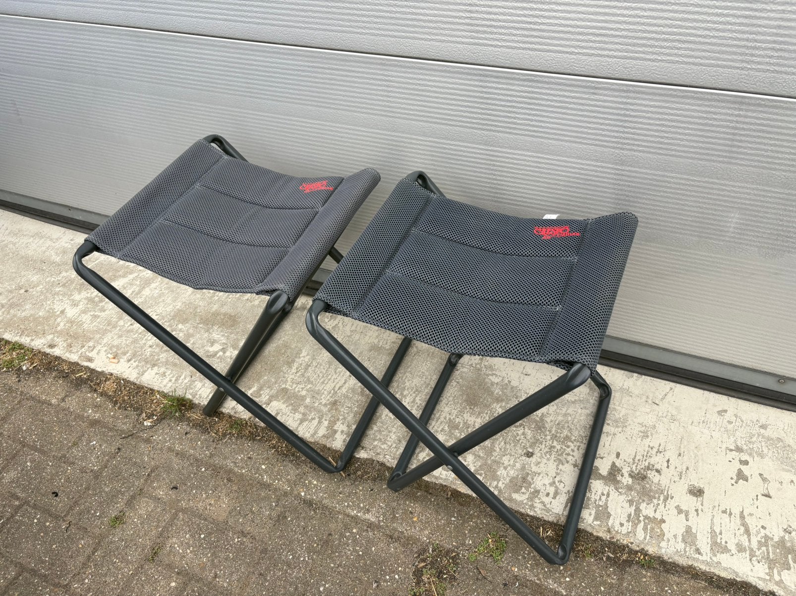 2 stuks Crespo AP-302 AD86 Air de luxe krukje met 1 blad, Ophalen, Zo goed als nieuw, Campingstoel