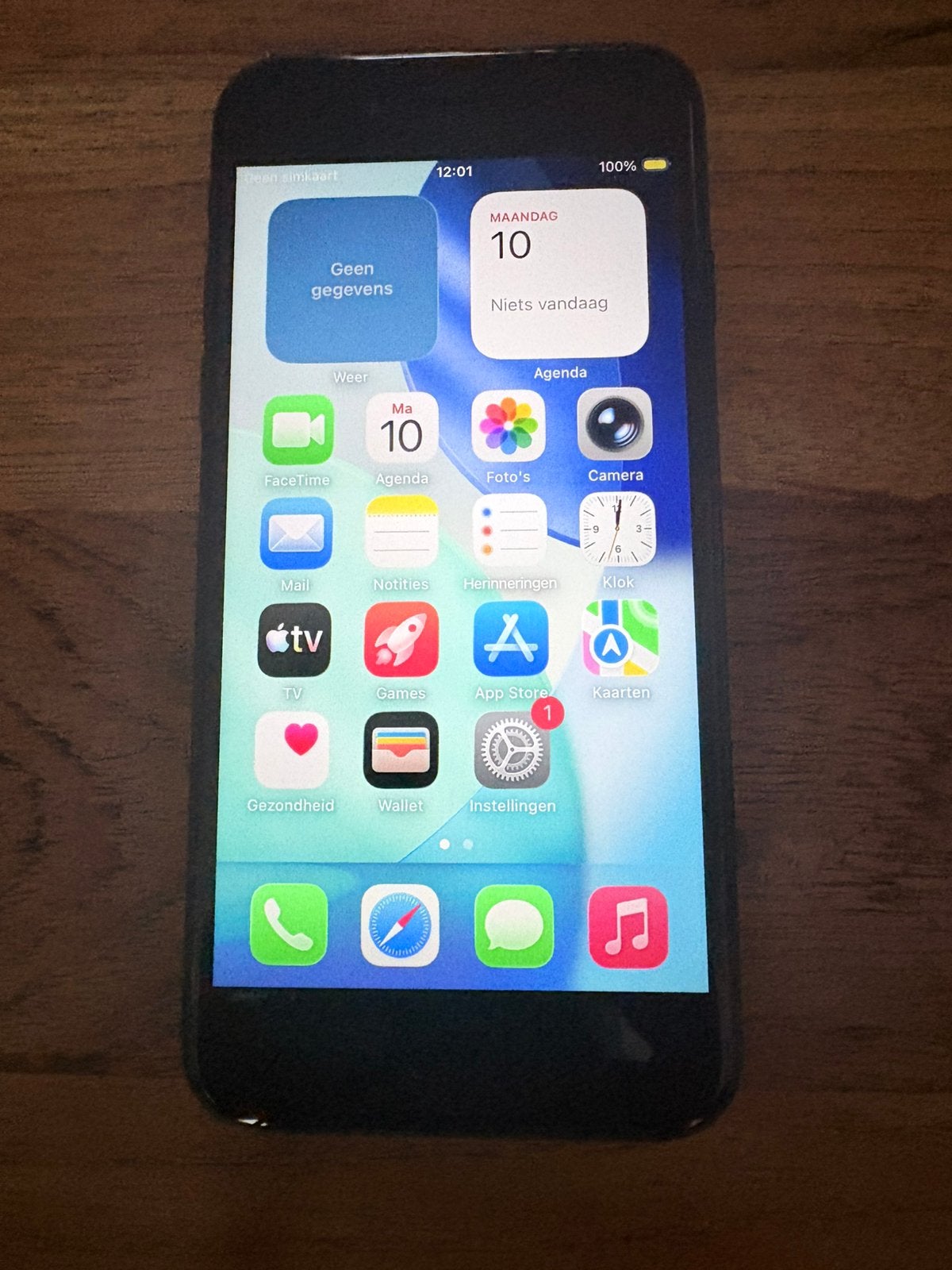 iPhone SE te koop, Telecommunicatie, Mobiele telefoons | Apple iPhone, Zwart, Ophalen of Verzenden, Zo goed als nieuw, Zonder simlock
