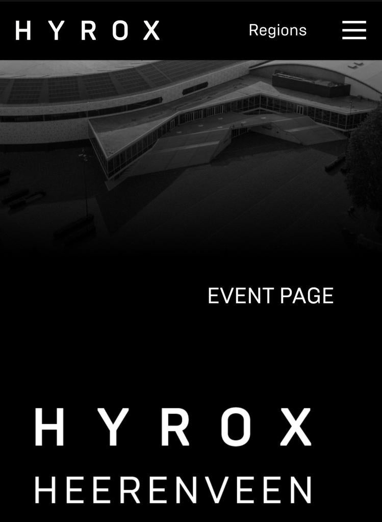 Hyrox men single, 14-05 starttijd 10:00. Lite-on ticket.