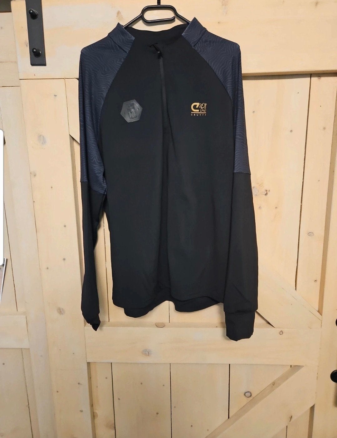 Cruyff sportjack - Zo goed als nieuw - Maat XL, Cruyff, Zwart, Maat 56/58 (XL), Ophalen of Verzenden