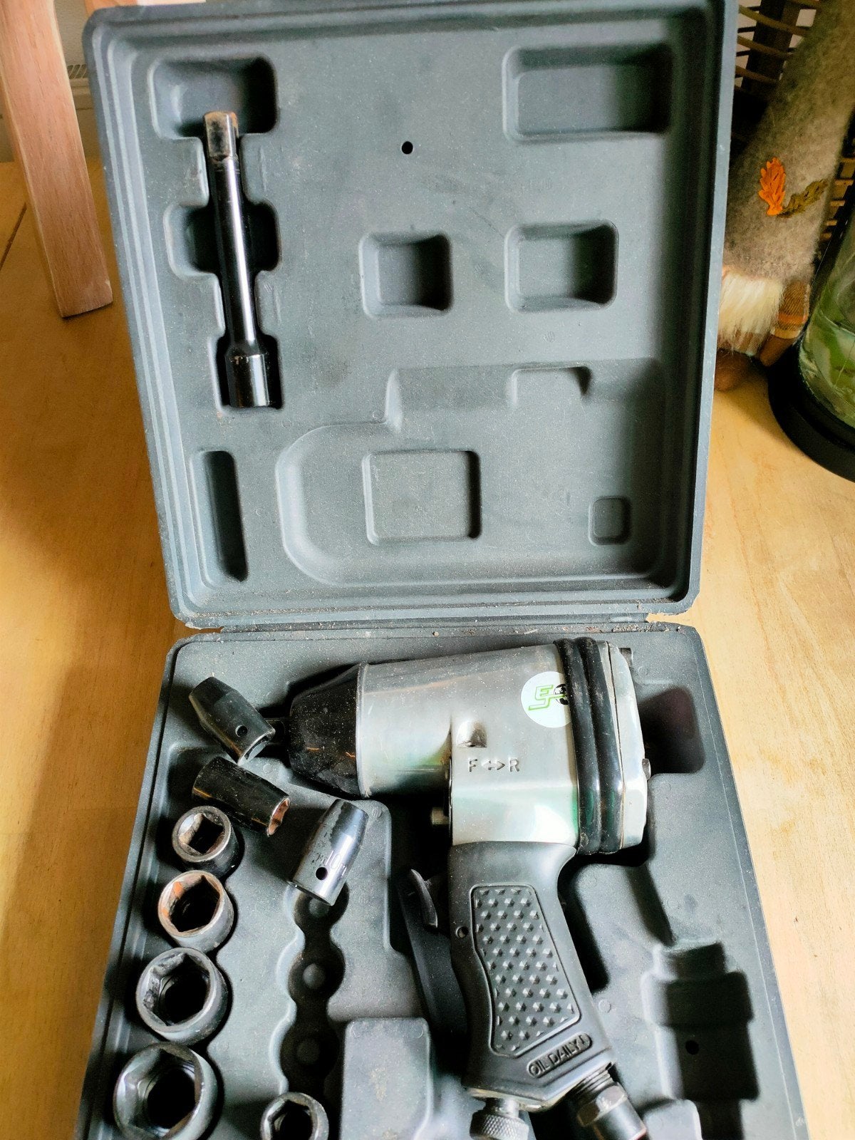 Slagmoersleutel met doppen set in koffer, Ophalen of Verzenden, Gebruikt, Overige typen, Overige merken