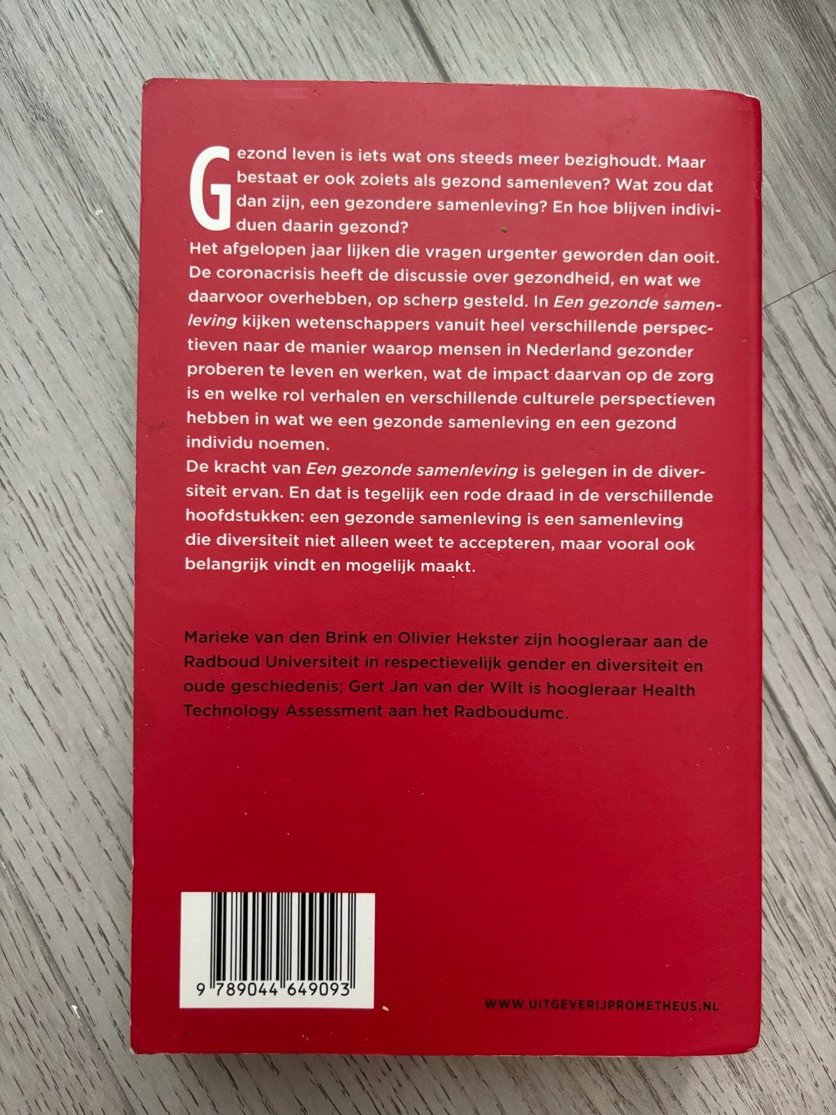 Een Gezonde Samenleving: Wetenschappelijke Perspectieven, Ophalen of Verzenden, Zo goed als nieuw, Sociale wetenschap