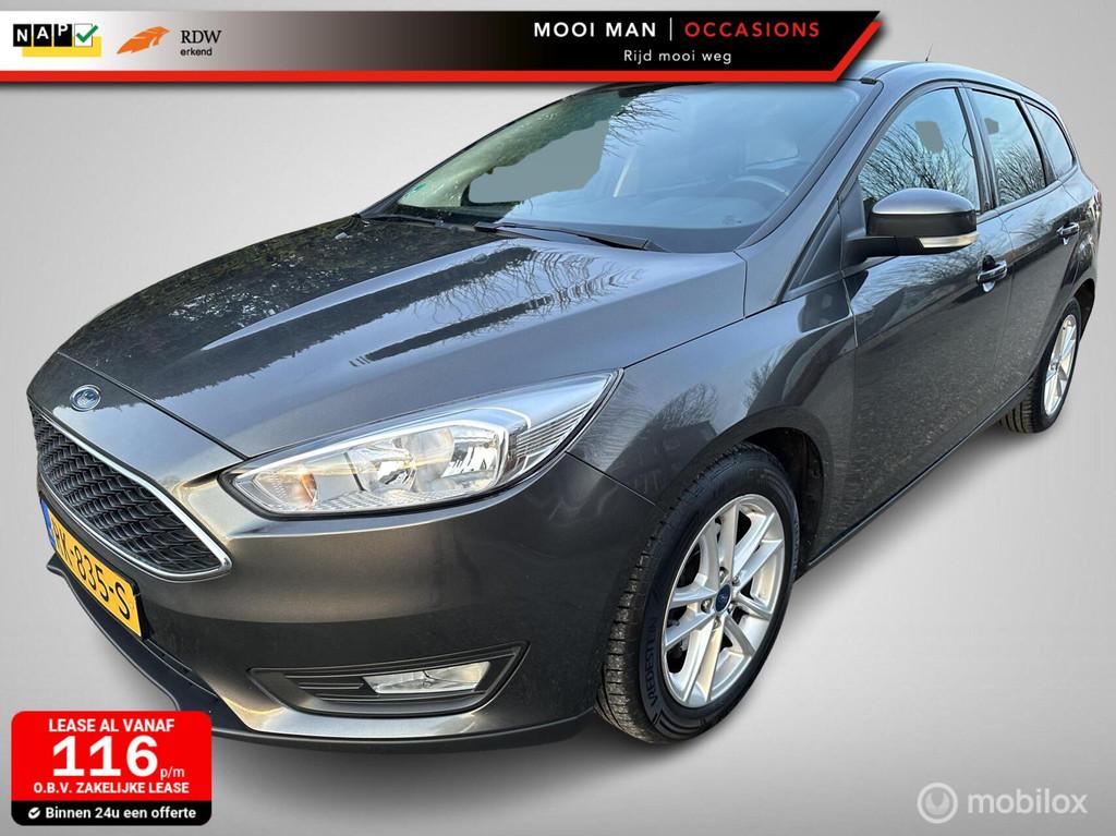 Ford Focus Wagon 1.0 Titanium, Auto's, Start-stop-systeem, 125 pk, Gebruikt, Euro 6