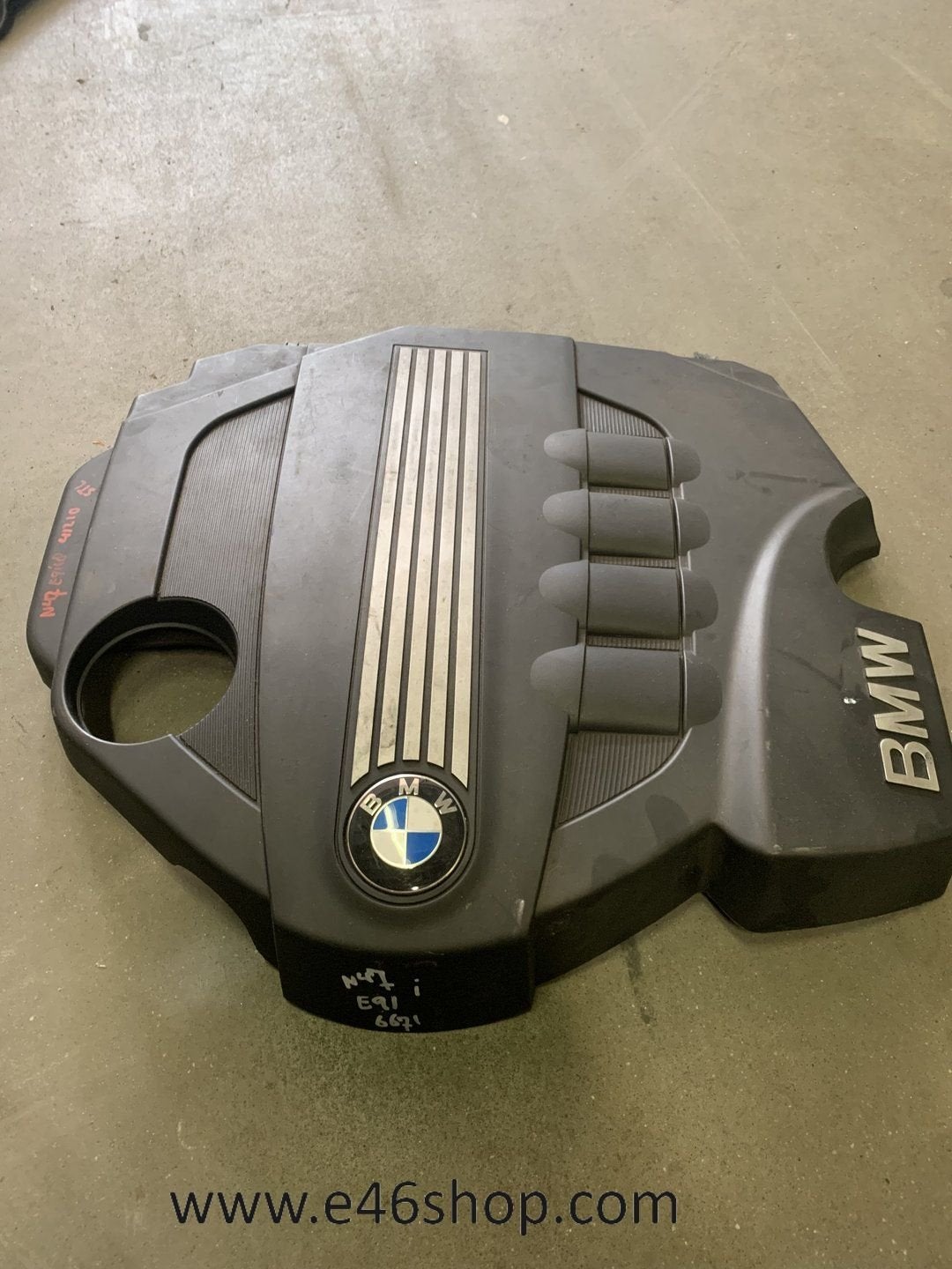 AFDEKPLAAT MOTOR BMW E90 E91 N47 DIESEL OE 4731149, Auto-onderdelen, Gebruikt, -, -, Ophalen of Verzenden