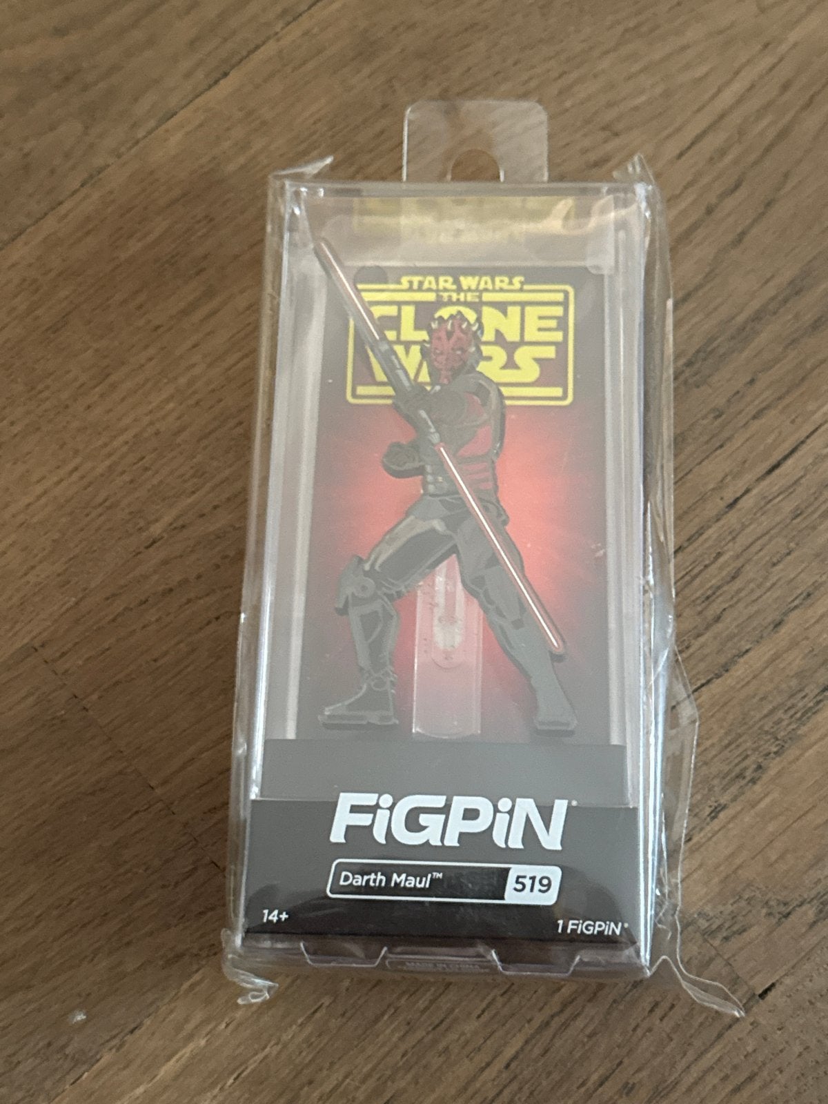 Star Wars The Clone Wars FiGPiN Darth Maul 519, Verzamelen, Star Wars, Ophalen of Verzenden, Nieuw, Actiefiguurtje