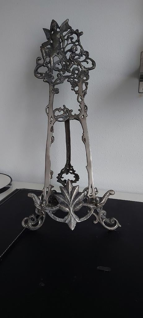 ART NOUVEA gietijzeren / boek/ krans/ standaard/ ezel, Ophalen of Verzenden