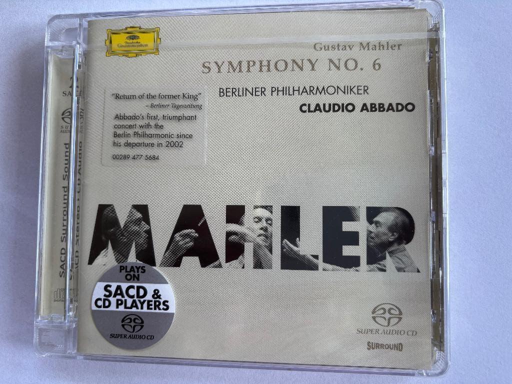 Mahler Symphony No6 - Berliner Philharmonic - SACD, Verzenden, Romantiek, Nieuw in verpakking, Orkest of Ballet