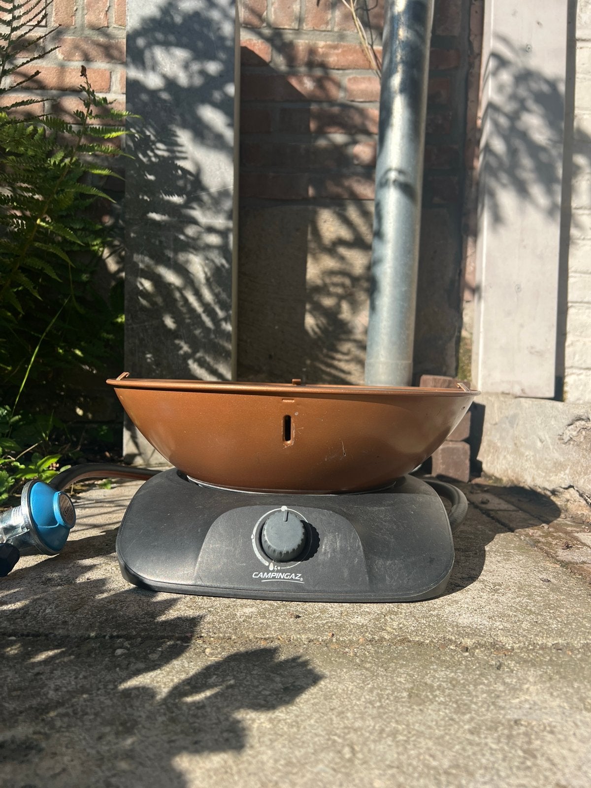 Campingaz Party Grill 600 - Complete set, Ophalen of Verzenden, Gebruikt
