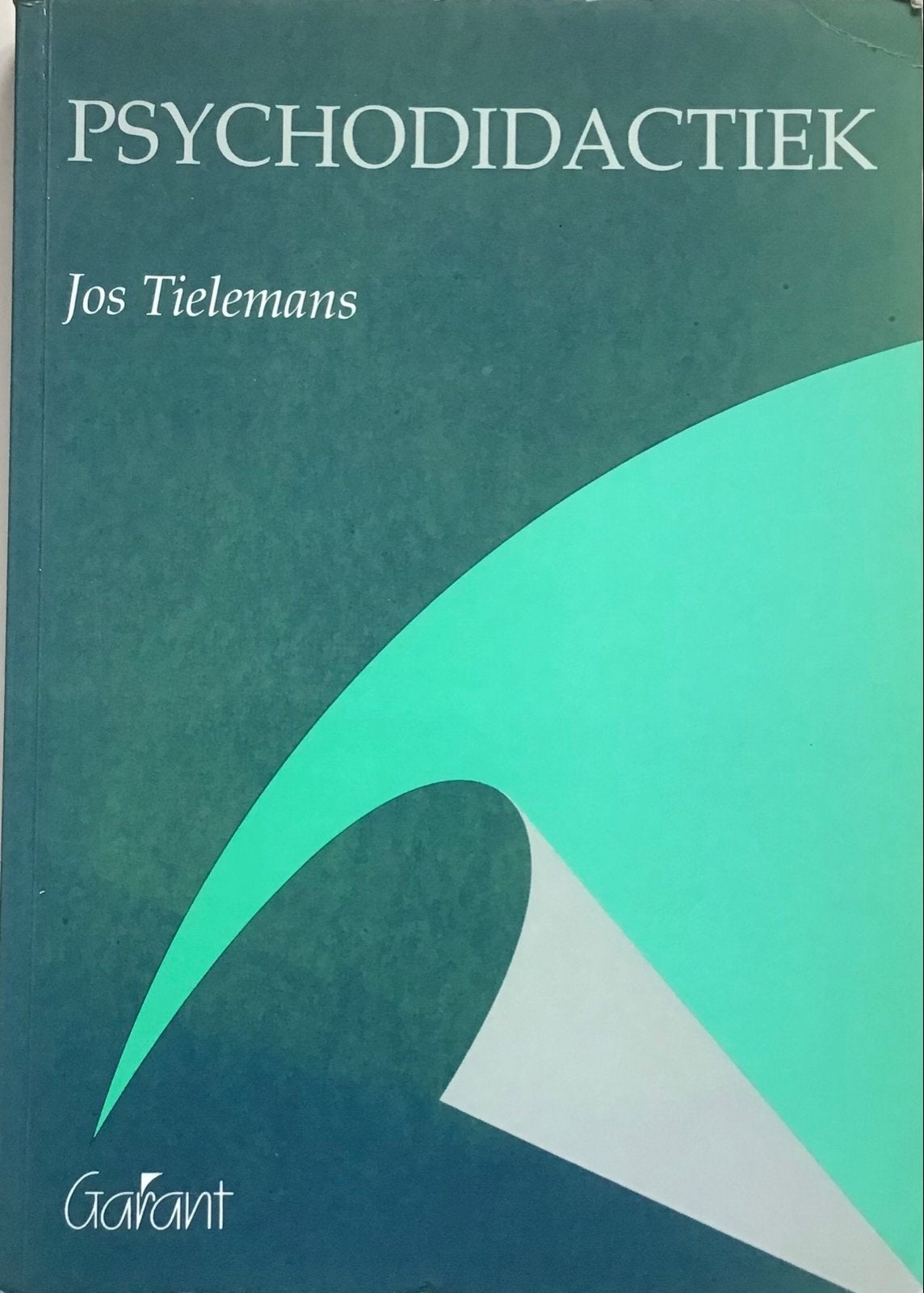 Psychodidactiek - Jos Tielemans (Studieboek), Ophalen of Verzenden, Gamma, Gelezen, HBO