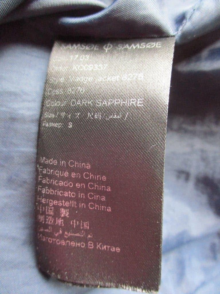 Samsoe & Samsoe, size S, Ophalen, Blauw, Samsoe & Samsoe, Maat 36 (S)