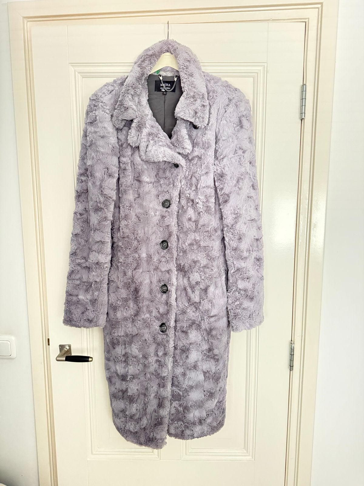 Maura claudia strater  faux fur jas maat 40, Kleding | Dames, Ophalen of Verzenden, Zo goed als nieuw, Maat 38/40 (M), Grijs