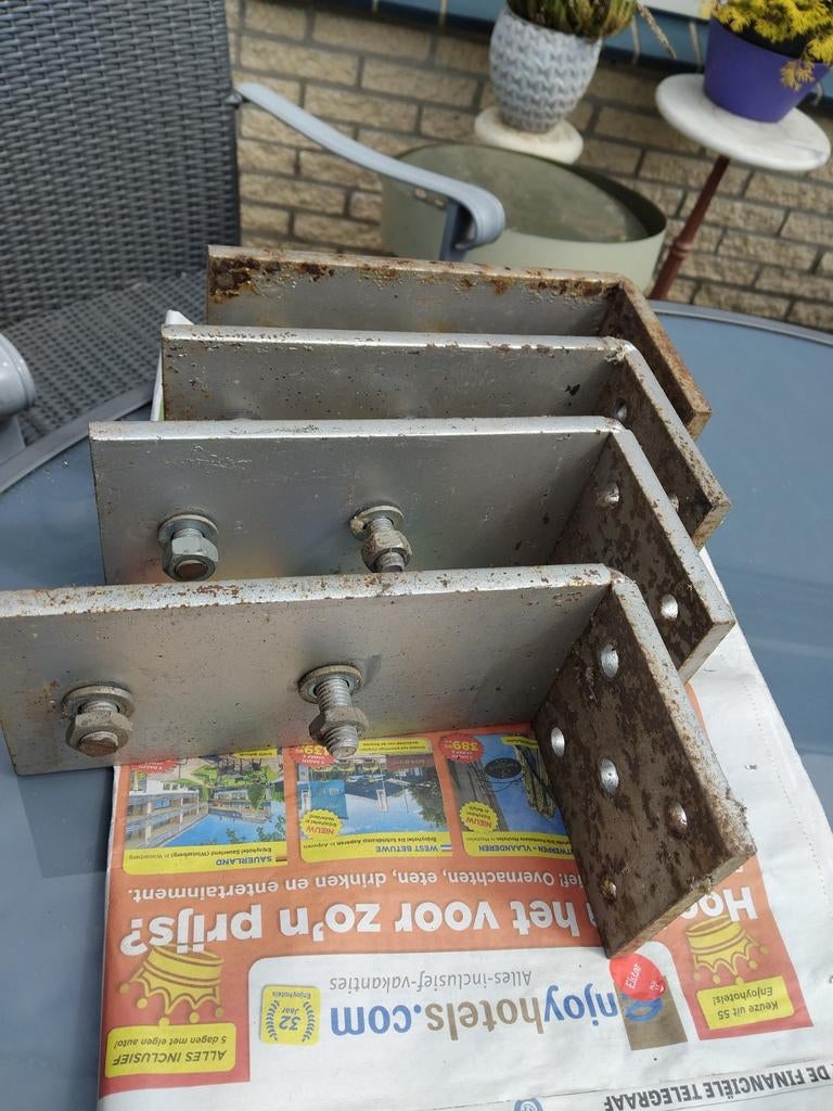 Luifelsteunen, Overige materialen, Gebruikt, Overige kleuren, Ophalen of Verzenden