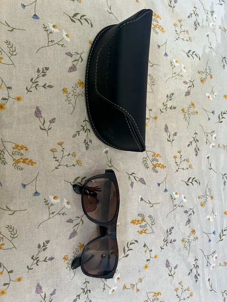 Serengeti zonnebril met etui, Overige merken, Gebruikt, Zonnebril, Zwart