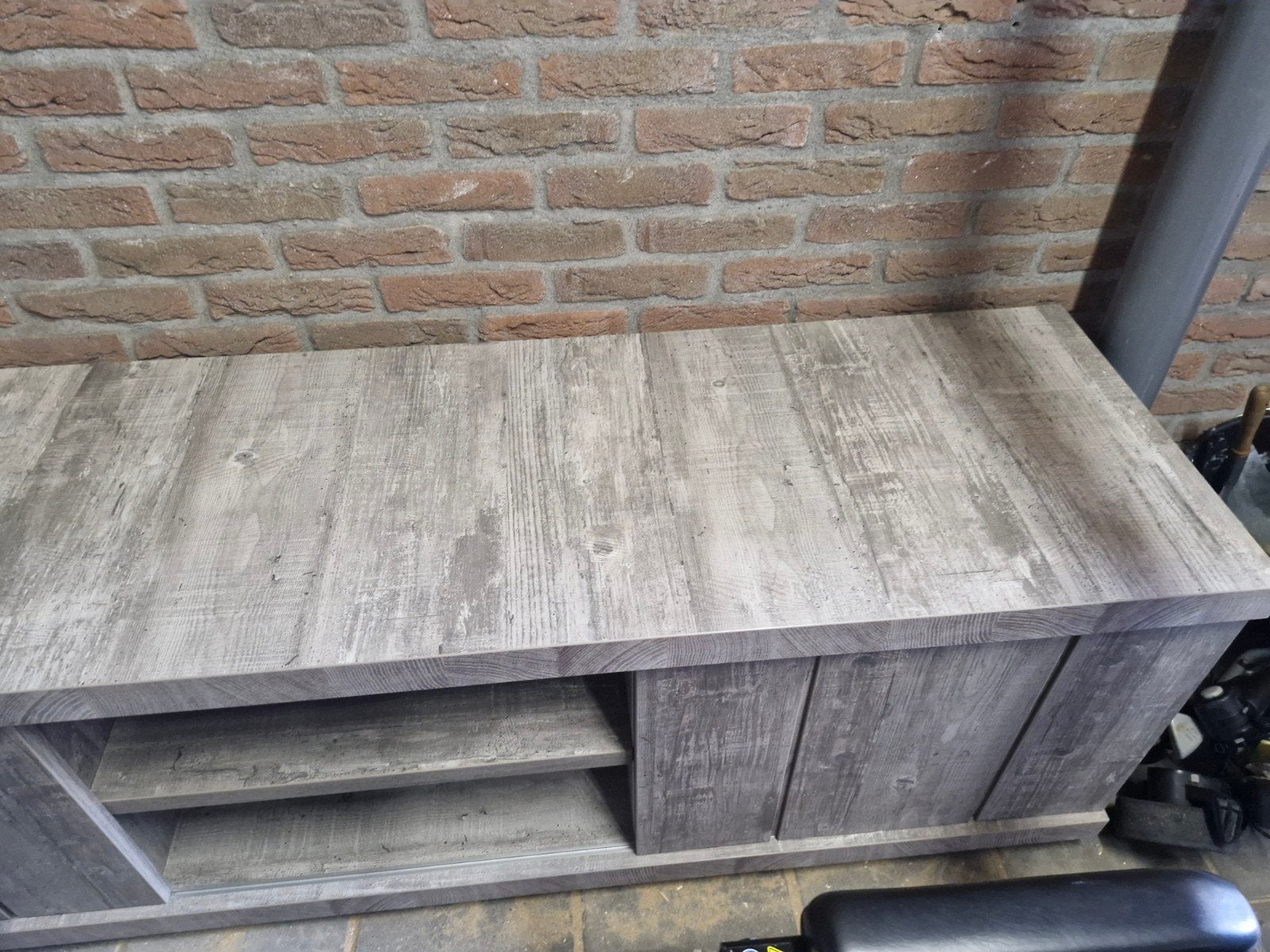 Tv meubel lamulux, Ophalen, 150 tot 200 cm, Minder dan 100 cm, Overige houtsoorten