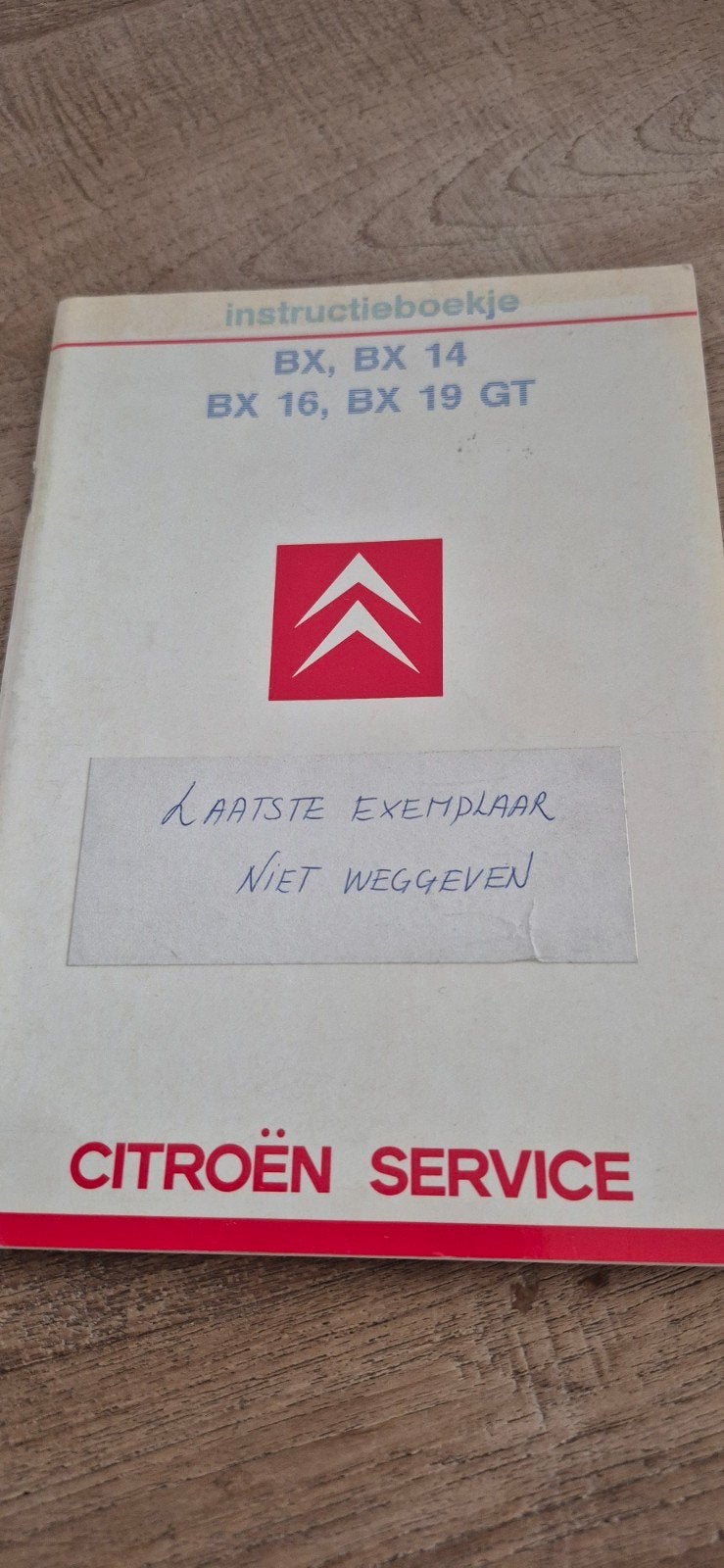 Citroën BX Instructieboekje (BX, BX 14, BX 16, BX 19 GT), Auto diversen, Handleidingen en Instructieboekjes, Ophalen of Verzenden