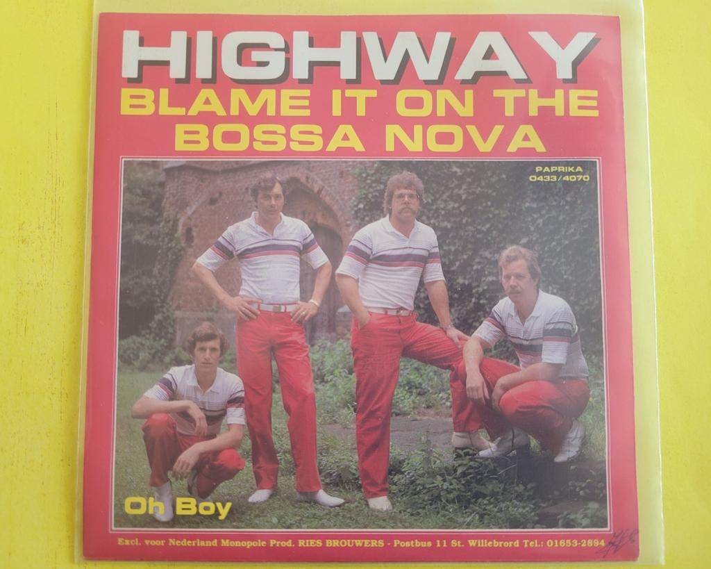 Highway - Blame it on the Bossa Nova - Oh boy ., Cd's en Dvd's, Vinyl | Nederlandstalig, Ophalen, Zo goed als nieuw, Overige formaten
