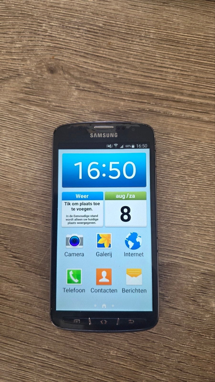 samsung Galaxy s4 active, Ophalen, Gebruikt, Grijs, 16 GB